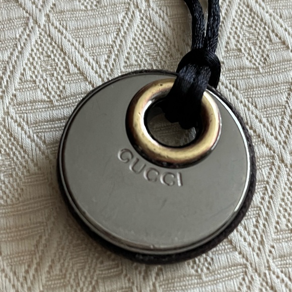 Authentic Gucci Logo Silver Charm (upcycled hardware from a Gucci handbag) - Picture 14 of 16